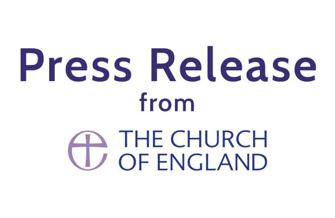 Press release from the Church of England.