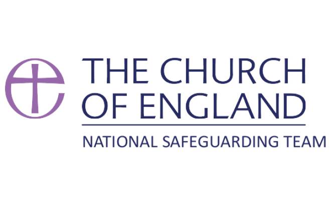 The Church of England logo with National Safeguarding Team written underneath.