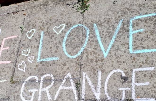we love the grange writing