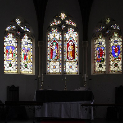 St Mary's, Bluntisham, Altar and Stained Glass