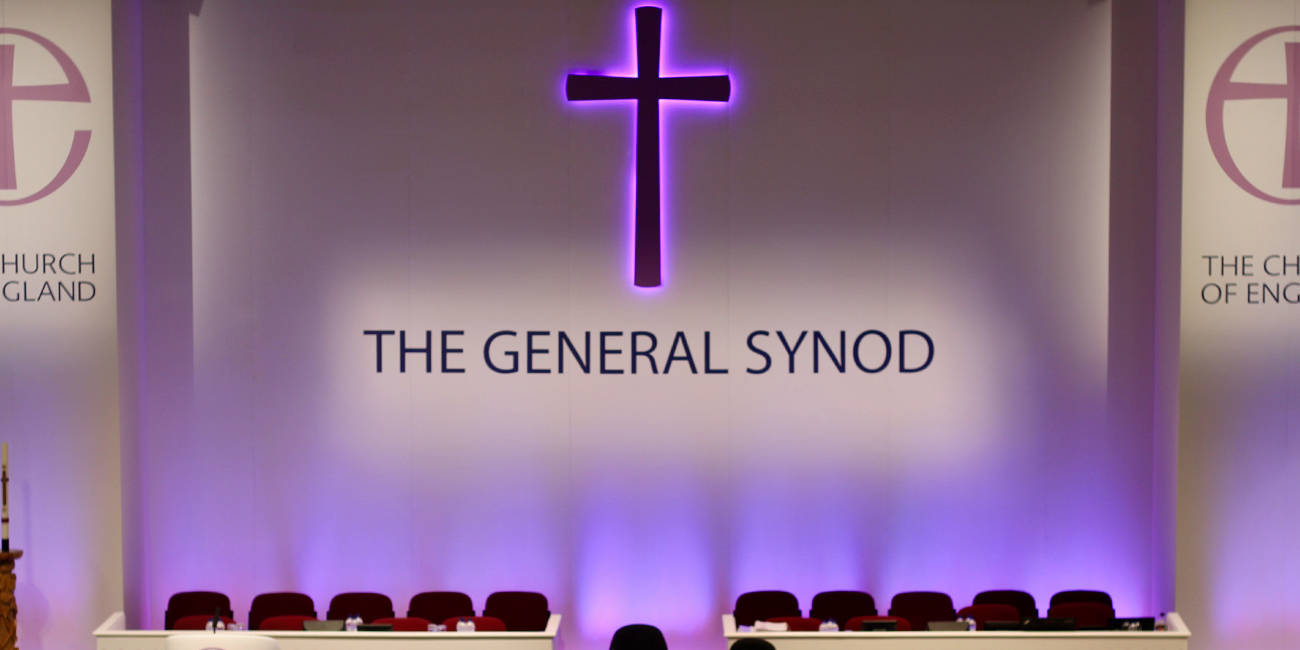 The stage at General Synod in York.