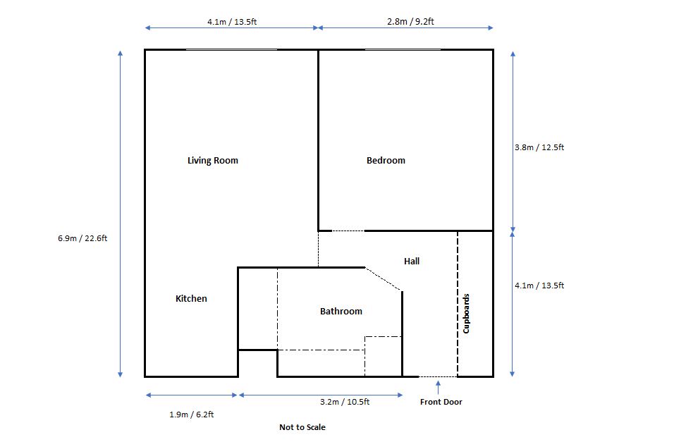 Fosbrooke House flat layout