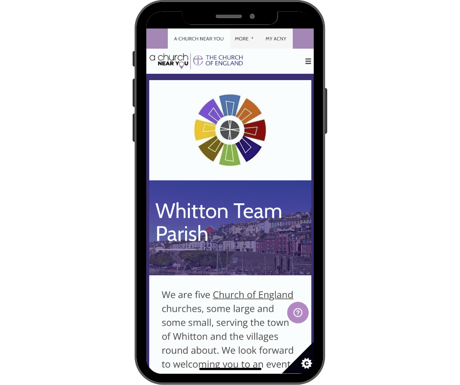 ACNY benefice site example mobile