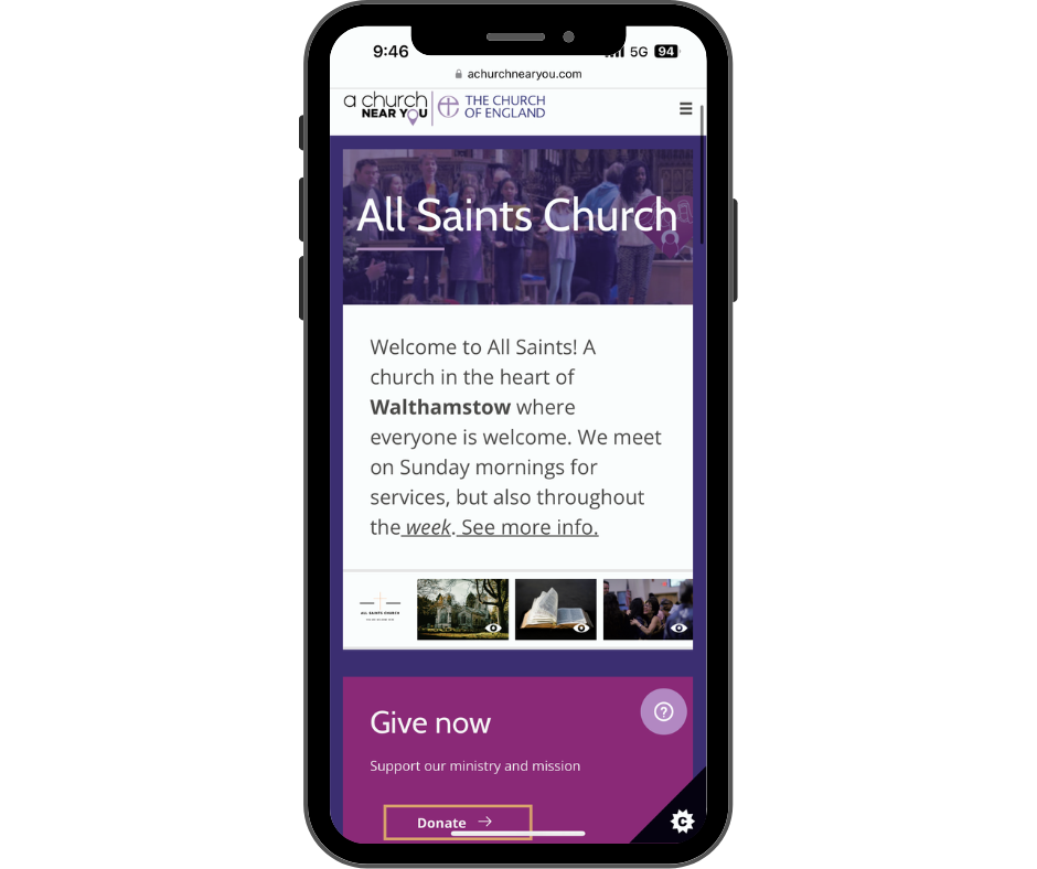 ACNY church example mobile