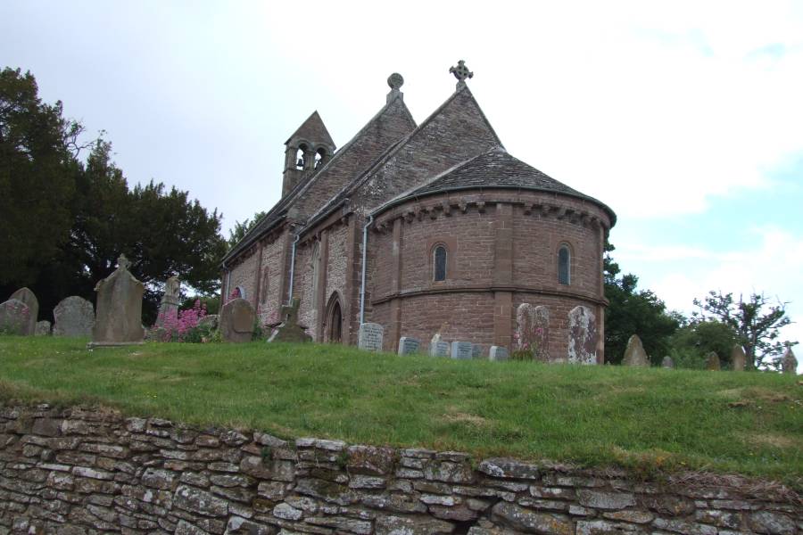 Exterior image of Kilpeck St Mary and St David church