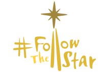 Banner image #FollowTheStar logo gold