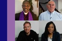 Headshots of 4 people involved with the weekly service