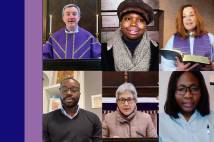 Faces of people involved in the service for the Third Sunday Of Lent 2022