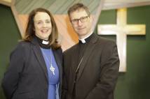 Bishop Jill Duff with Bishop Philip North