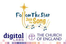 Digital Labs branding with 'follow the star: join the song' logo