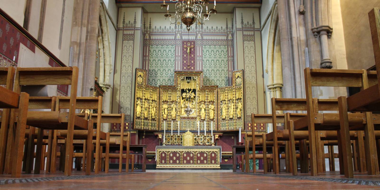 Interior view of St Matthews church, Westminster