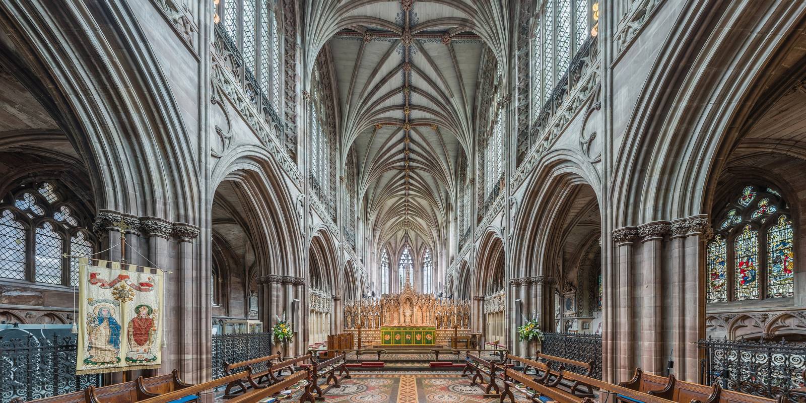 The high altar at Lichfield Cathedral