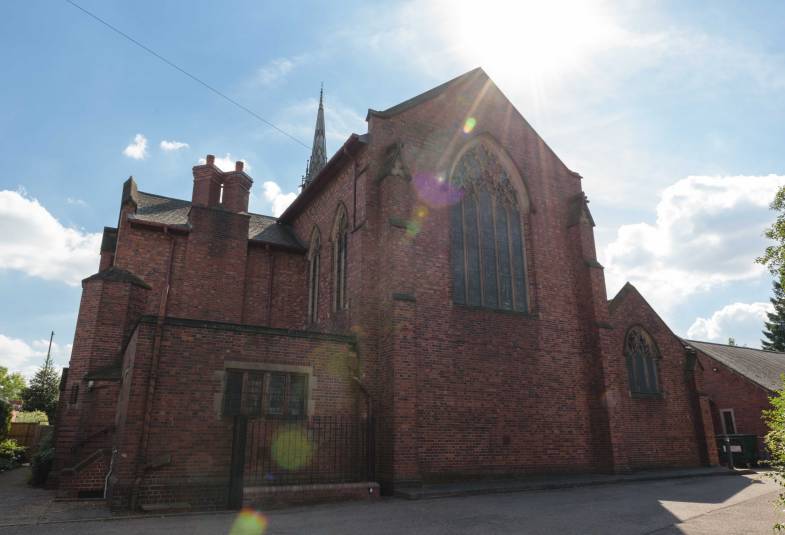 Exterior view of St Andrews church Handsworth