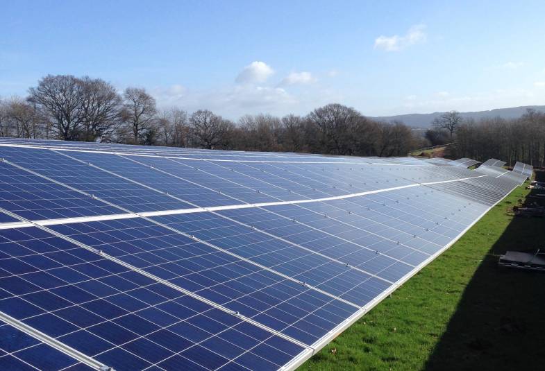 Image of the Church Commissioners' solar farm near Carlisle.