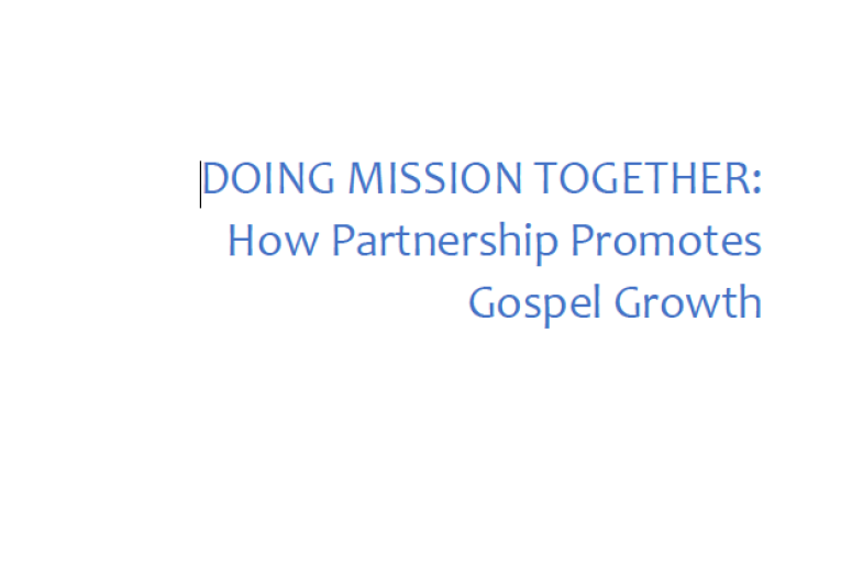 Doing Mission Together cover page