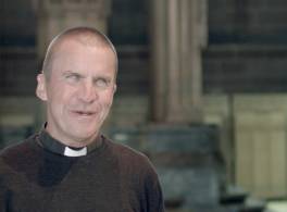 Headshot of vicar with sight impairment 