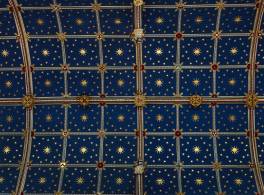 Square pattern on Carlisle Cathedral ceiling 
