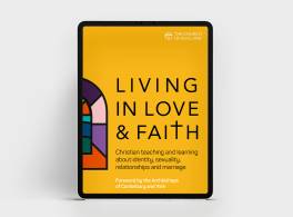 Living in Love and Faith PDF book mock up.