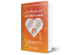 A preview of the At the heart of Christmas booklet front cover