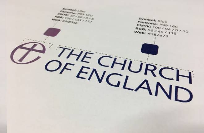The Church of England Logo colours