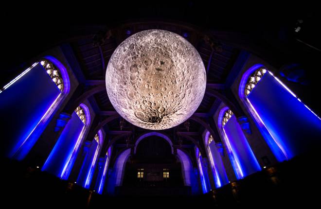 Museum of the Moon at University of Bristol. Picture credit: Simon Galloway, Picture Editor, SWNS