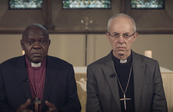 The two archbishops at the general election