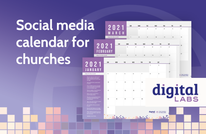 Social media calendar 2021 image