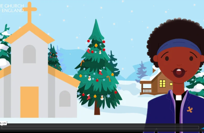 Christmas animation on giving