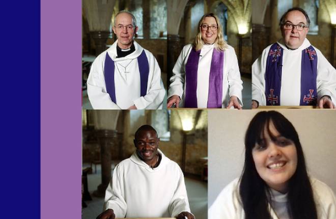 Headshots of 5 people involved with the weekly service