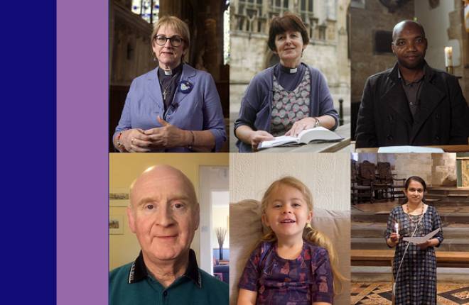 Headshots of 6 people involved with the weekly service