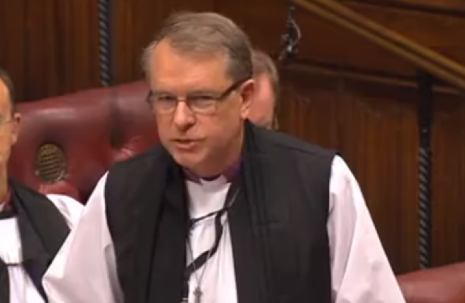 Bishop Paul Butler speaking in the House of Lords