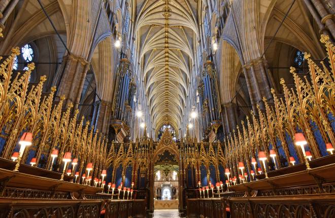 Interior of Westminster Abbey