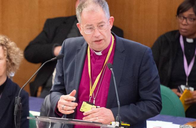The Bishop of Oxford speaks to synod